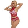 Subblime - 952402 Ensemble Resille Avec Losanges Roses Taille Unique